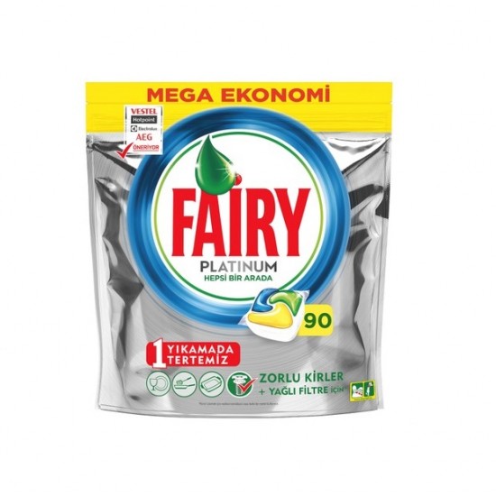 قرص ظرفشویی فیری FAIRY پلاتینوم بسته 90 عددی قرص ظرفشویی فیری FAIRY پلاتینوم بسته 90 عددی