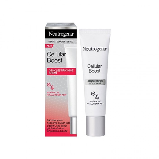 سرم دور چشم ضد چروک و پیری سلولار بوست نوتروژینا neutrogena حجم 15 میل سرم دور چشم ضد چروک و پیری سلولار بوست نوتروژینا neutrogena حجم 15 میل