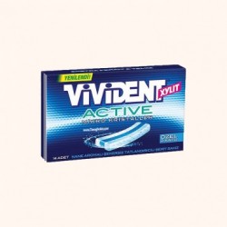 آدامس  ویویدنت VIVIDENT ACTIVE با طعم نعنا بسته 14 عددی