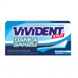 آدامس  ویویدنت VIVIDENT Damla Sakızlı  با رایحه خنک 14 عددی