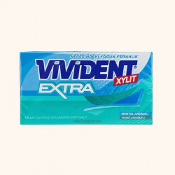 آدامس  ویویدنت VIVIDENT EXTRA با طعم نعنا بسته 14 عددی
