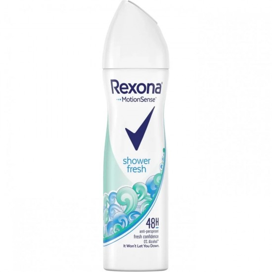 اسپری ضد تعریق زنانه رکسونا مدل شاور فرش (Rexona Shower Fresh)حجم: ۲۰۰ میلیلیتر اسپری ضد تعریق زنانه رکسونا مدل شاور فرش (Rexona Shower Fresh)حجم: ۲۰۰ میلیلیتر