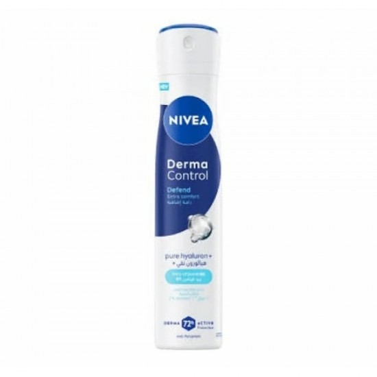 اسپری ضد تعریق نیوا Nivea زنانه مدل Derma Control حجم ۲۰۰ میل اسپری ضد تعریق نیوا Nivea زنانه مدل Derma Control حجم ۲۰۰ میل