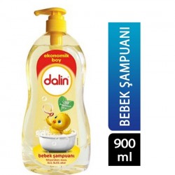 شامپو بچه دالین Dalin بدون رنگ و پارابن ضد سوزش چشم 900 میل