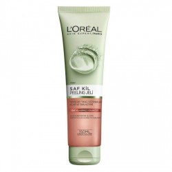 اسکراب لورال LOREAL حاوی خاک رس و جلبک قرمز حجم 150 میل