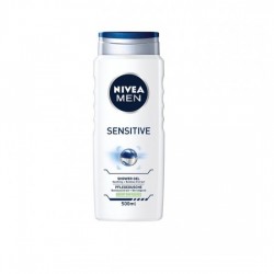 شامپو سر و بدن و صورت مردانه مدل SENSITIVE نیوا NIVEA حجم 500 میل شامپو سر و بدن و صورت مردانه مدل SENSITIVE نیوا NIVEA حجم 500 میل
