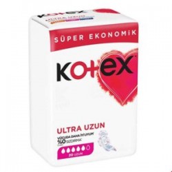نوار بهداشتی KOTEX ULTRA UZUN کوتکس فوق العاده بزرگ  18 عددی
