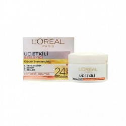 کرم سه کاره آبرسان مرطوب کننده و ترمیم کننده لورال آلمان LOREAL حجم 50 میل