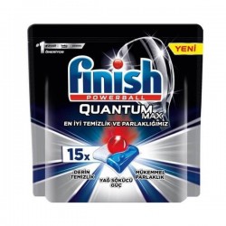 قرص ظرفشویی FINISH QUANTOM MAX بسته 15 عددی