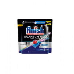 قرص ظرفشویی FINISH QUANTOM MAX بسته 22 عددی