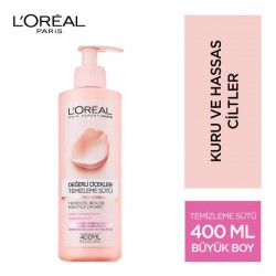 شیر پاک کن لورال LOREAL مخصوص پوست های حساس حجم 400 میل