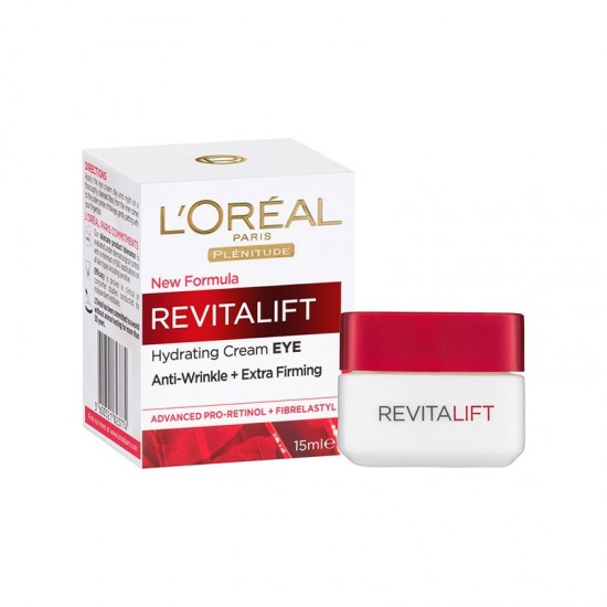 کرم دور چشم ضد چروک لیفت لورال LOREAL REVITALIFT حجم 15 میل کرم دور چشم ضد چروک لیفت لورال LOREAL REVITALIFT حجم 15 میل