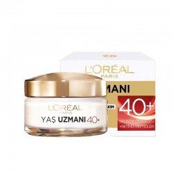 کرم ضد پیری و ضد چروک +40 لورال LOREAL حجم 50 میل کرم ضد پیری و ضد چروک +40 لورال LOREAL حجم 50 میل