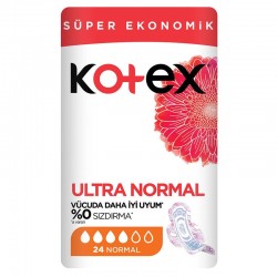 نوار بهداشتی KOTEX کوتکس Ultra normal بسته 24 عددی