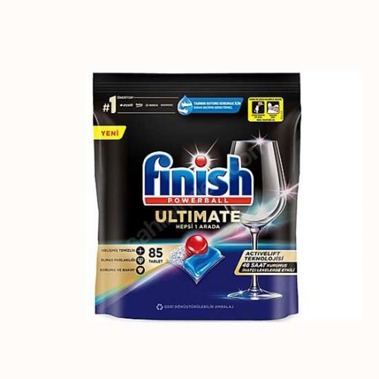 قرص ظرفشویی FINISH QUANTOM ULTIMATE بسته 60 عددی