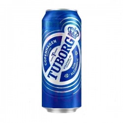 آبجو بدون الکل توبورگ Tuborg حاوی ویتامین های گروه B، ویتامین 500 میل