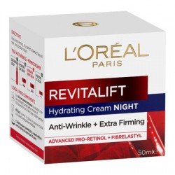 کرم شب ضد چروک و ضد پیری لورال LOREAL REVITALIFT حجم 50 میل کرم شب ضد چروک و ضد پیری لورال LOREAL REVITALIFT حجم 50 میل
