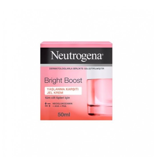 ژل کرم روشن کننده و ضد پیری نوتروژینا مدل BRIGHT BOOST حجم 50 میل ژل کرم روشن کننده و ضد پیری نوتروژینا مدل BRIGHT BOOST حجم 50 میل