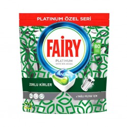 قرص ماشین ظرفشویی فیری پلاتینیوم FAIRY PLATINUM OZEL SERI عصاره لیمو 80تایی