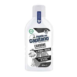 دهانشویه زغالی کاپیتانو Capitano حجم 400 میل دهانشویه زغالی کاپیتانو Capitano حجم 400 میل