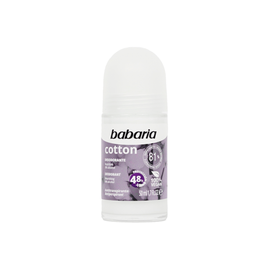 مام ضد تعریق باباریا حاوی کتان|BABARIA COTTON ROLL-ON DEODORANT