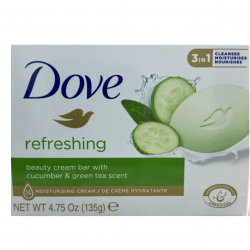 صابون داو با عصاره خیار و چای سبز (Dove Go Fresh / Refreshing Cucumber & Green Tea Beauty Bar) وزن: ۱۳۵ گرم