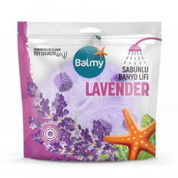لیف حمام صابون‌دار بالمی با رایحه اسطوخودوس (Balmy Lavender Scented Soapy Bath Sponge) وزن : ۷۶ گرم