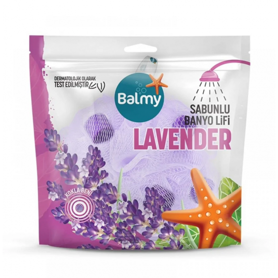 لیف حمام صابوندار بالمی با رایحه اسطوخودوس (Balmy Lavender Scented Soapy Bath Sponge) وزن : ۷۶ گرم لیف حمام صابوندار بالمی با رایحه اسطوخودوس (Balmy Lavender Scented Soapy Bath Sponge) وزن : ۷۶ گرم