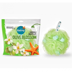 لیف استحمام صابونی بالمی با عصاره زیتون و گل یاسمن (Balmy Soapy Bath Sponge - Olive & Jasmine) وزن 76 گرم