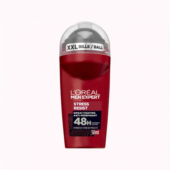 مام رولی مردانه لورال مدل STRESS RESIST / Ultimate Control حجم ۵۰ میل (L’Oréal Men Expert Roll-On) مام رولی مردانه لورال مدل STRESS RESIST / Ultimate Control حجم ۵۰ میل (L’Oréal Men Expert Roll-On)