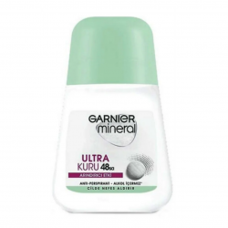 مام رولی ضد تعریق زنانه گارنیر مدل Ultra Kuru (Ultra Dry) با محافظت ۴۸ ساعته حجم ۵۰ میل