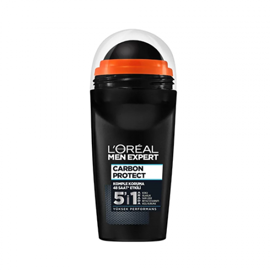 رول ضد تعریق مردانه لورال مدل Carbon Protect 5 in 1 حجم ۵۰ میل رول ضد تعریق مردانه لورال مدل Carbon Protect 5 in 1 حجم ۵۰ میل