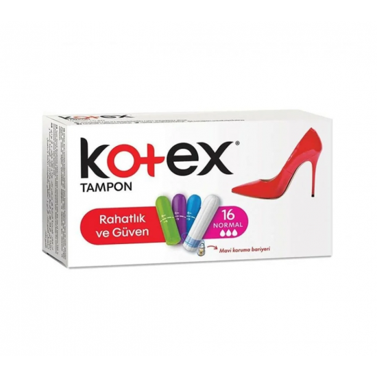 تامپون کوتکس Kotex مدل Normal (سه قطره) بسته ۱۶ عددی تامپون کوتکس Kotex مدل Normal (سه قطره) بسته ۱۶ عددی