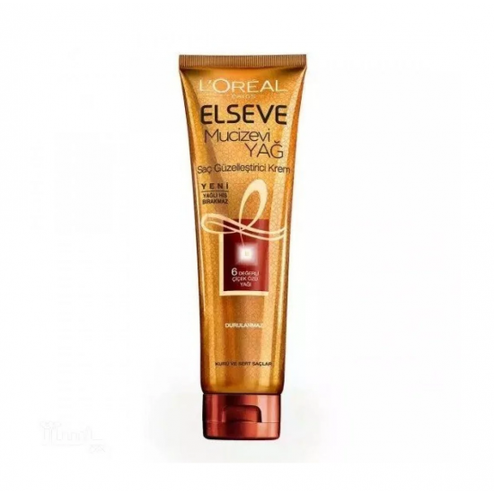 کرم مو تغذیه و ترمیم‌کننده حاوی ۶ روغن طبیعی لورال LOREAL حجم: ۱۵۰ میلی‌لیتر