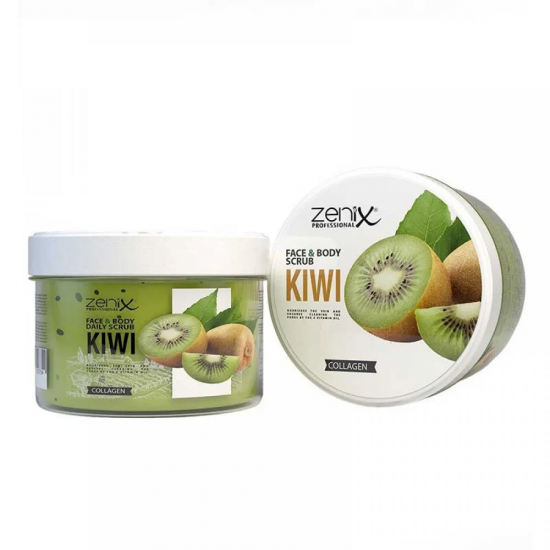 اسکراب کیوی Kiwi زنیکس Zenix مناسب صورت و بدن حجم: ۲۷۵ میلیلیتر اسکراب کیوی Kiwi زنیکس Zenix مناسب صورت و بدن حجم: ۲۷۵ میلیلیتر