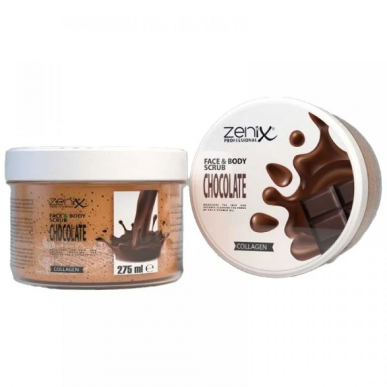 اسکراب شکلاتی زنیکس Zenix مناسب صورت و بدن حجم: ۲۷۵ میلیلیتر اسکراب شکلاتی زنیکس Zenix مناسب صورت و بدن حجم: ۲۷۵ میلیلیتر