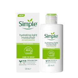 کرم آبرسان و مرطوب کننده لایت سیمپل Simple مدل light حجم ۱۲۵ میل