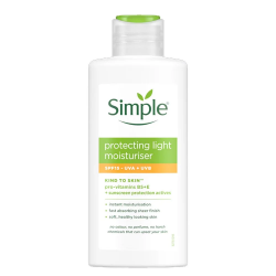 کرم مرطوب کننده و آبرسان سبک SPF15 سیمپل ۱۲۵ میل 