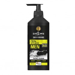 شامپو سر و بدن آلمانی 3 در 1 DALAS MEN TOTAL CLEAN دالاس 500 گرم شامپو سر و بدن آلمانی 3 در 1 DALAS MEN TOTAL CLEAN دالاس 500 گرم