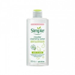 میسلار واتر پوست حساس سیمپل simple مدل:kind to skin 