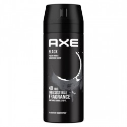 اسپری ضد تعریق مردانه اکس AXE مدل Black حجم 150 میل اسپری ضد تعریق مردانه اکس AXE مدل Black حجم 150 میل