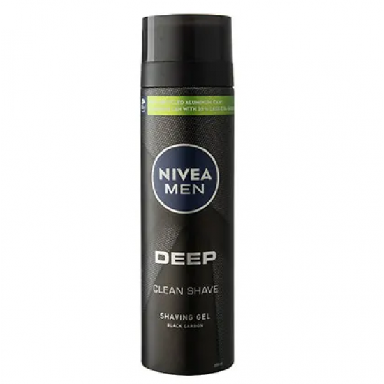 ژل اصلاح نیوا Nivea مدل Deep حجم 200 میل ژل اصلاح نیوا Nivea مدل Deep حجم 200 میل