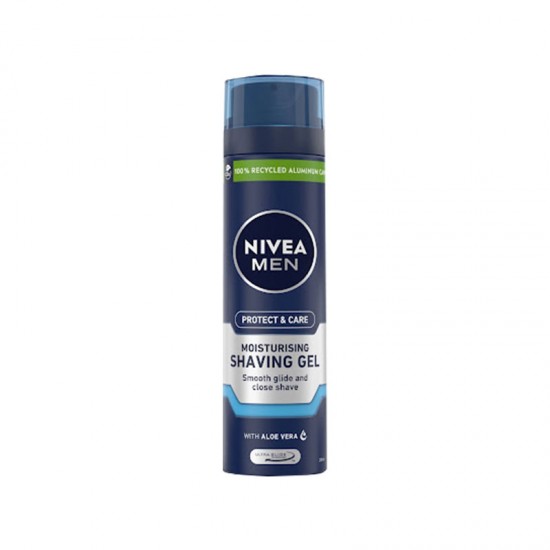 ژل اصلاح نیوا Nivea مدل protect And care حجم 200 میل ژل اصلاح نیوا Nivea مدل protect And care حجم 200 میل