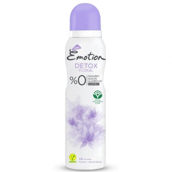 اسپری دئودرنت ایموشن مدل DETOX FLORAL حجم ۱۵۰میل