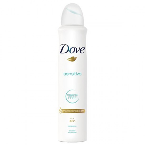 اسپری ضد تعریق زنانه ضد حساسیت داو Dove For Sensitive Skin Body Spray 200Ml