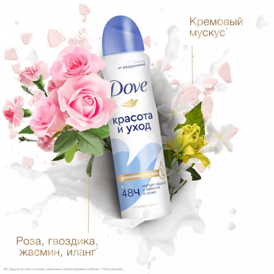 اسپری ضد تعریق زنانه Beauty and care داو 2817 | 200 میل