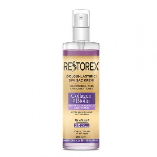 اسپری دو فاز رستورکس restorex حاوی کلاژن و بیوتین 200 میل/اورجینال اسپری دو فاز رستورکس restorex حاوی کلاژن و بیوتین 200 میل/اورجینال