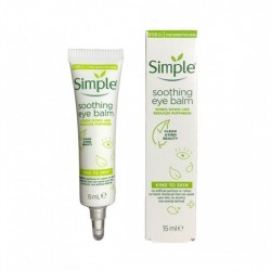 دور چشم بالمی سیمپل SIMPLE مدل SOOTHING BALM حجم 15 میل