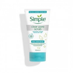 اسکراب لایه بردار و مات کننده پوست چرب سیمپل SIMPLE