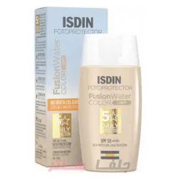 ضدآفتاب رنگی اسپانیایی ایزیدین  ISDIN Fusion Water Color LIGHT SPF 50 حجم 50میل